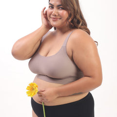 Luna – Wireless Full Coverage Everyday Bra in Gray