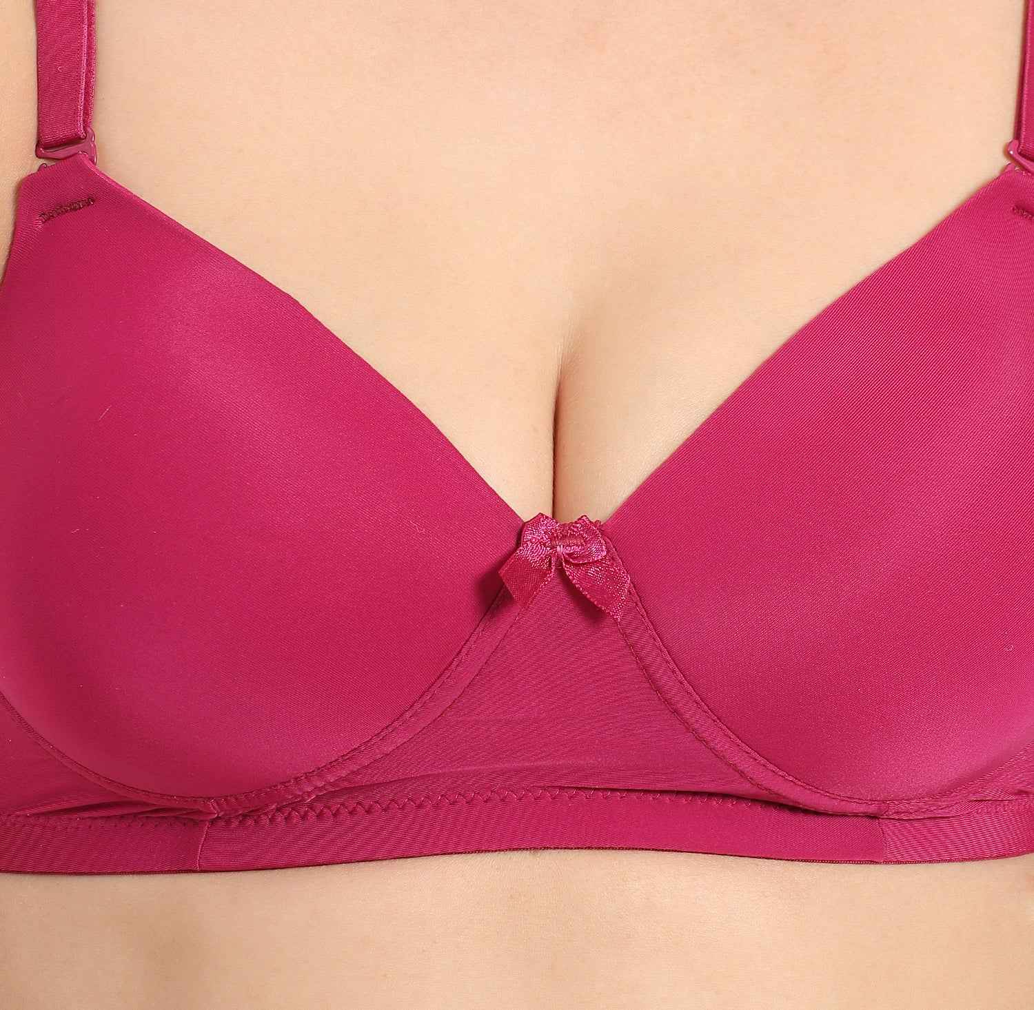 Women Plus Size Padded Comfortable High Support Big-Cup Bra