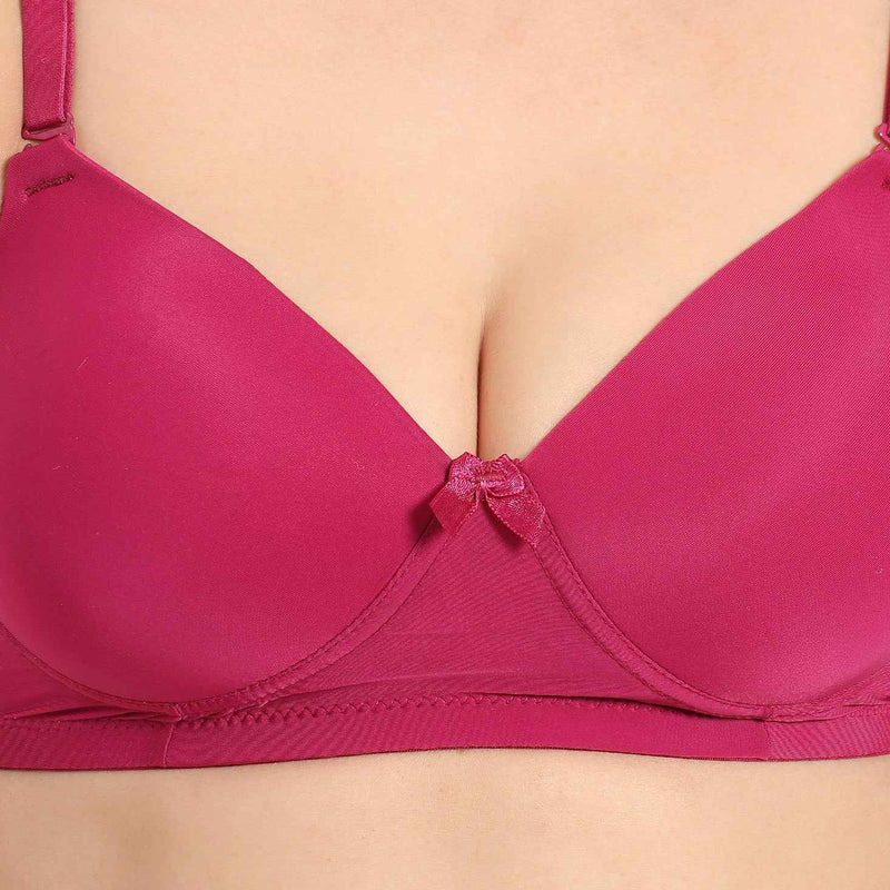 Women Plus Size Padded Comfortable High Support Big-Cup Bra