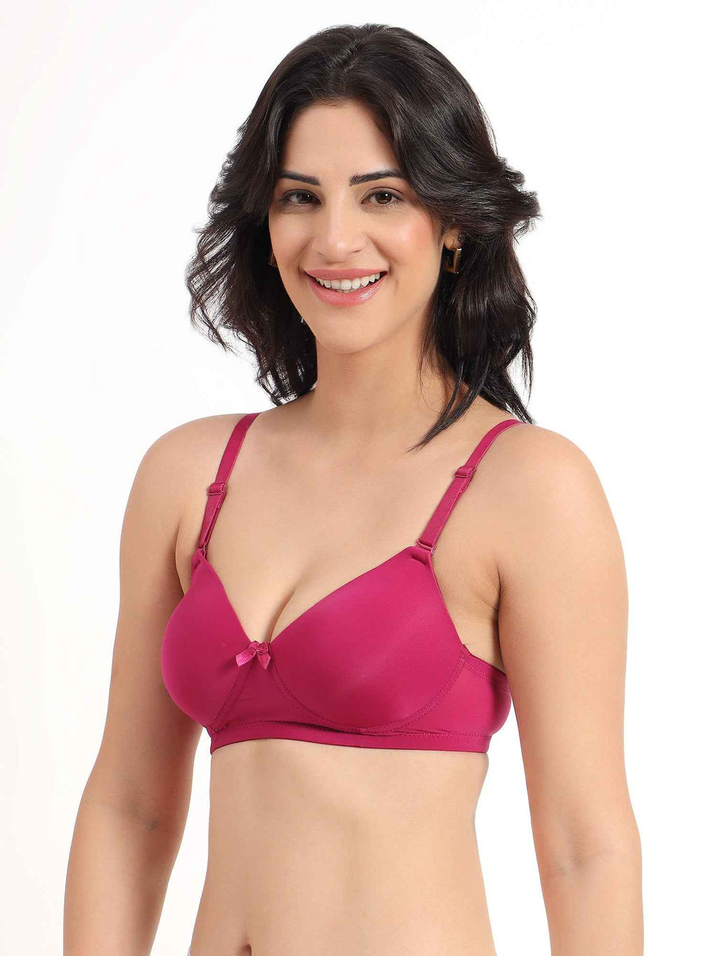 Women Plus Size Padded Comfortable High Support Big-Cup Bra