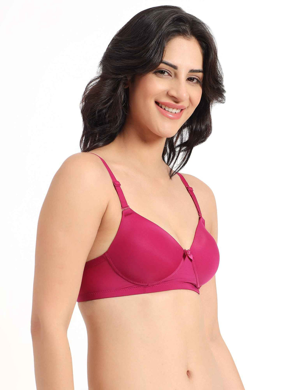 Women Plus Size Padded Comfortable High Support Big-Cup Bra