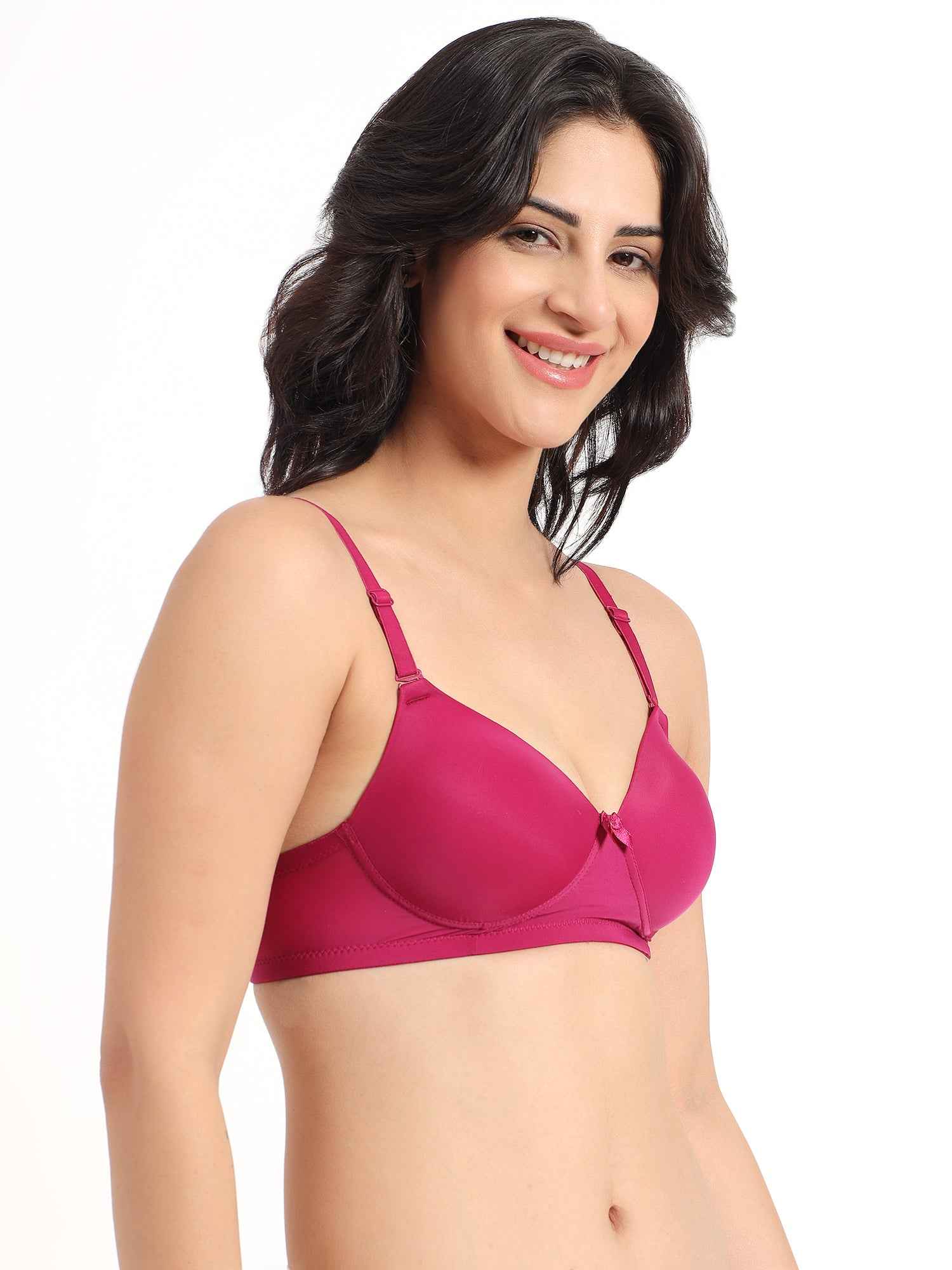 Women Plus Size Padded Comfortable High Support Big-Cup Bra