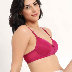 Women Plus Size Padded Comfortable High Support Big-Cup Bra