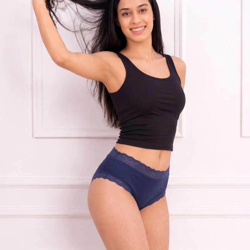 Mid-Rise Hipster Panty -Pack 0f 3