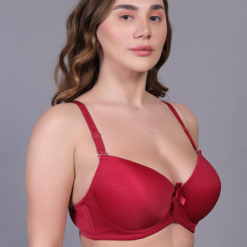 Brachy Women T-shirt Full Coverage Lightly Padded Pushup Bra