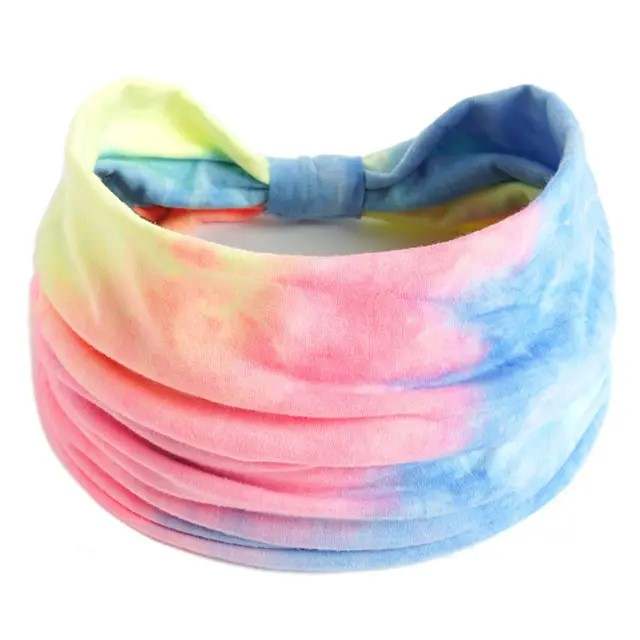 Tie Dye Hairbands Pack of 3 : Blush Mix