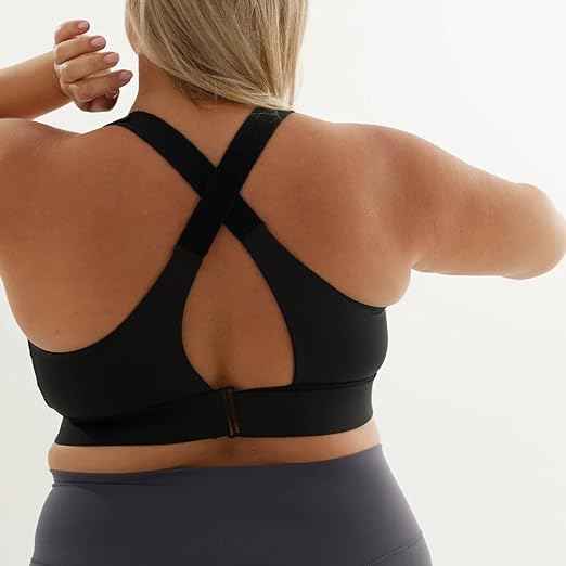 Women High Impact Front Zip Full Coverage Belt Sports Bra