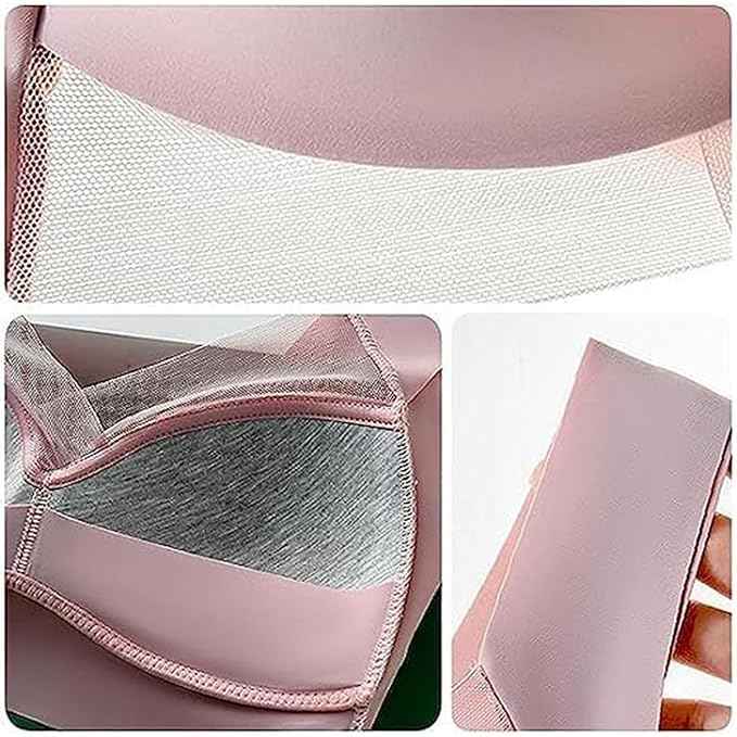 Women Wirefree Comfortable Padded Lift Push Up Thin Soft Sexy Back Smoothing Everyday Pullover Bras