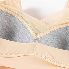 Women Wirefree Comfortable Padded Lift Push Up Thin Soft Sexy Back Smoothing Everyday Pullover Bras