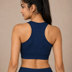 Solid Padded Sports Bra