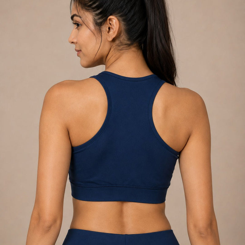 Solid Padded Sports Bra