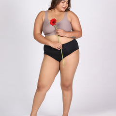 Nora – Wireless Gray Bra for Everyday Support