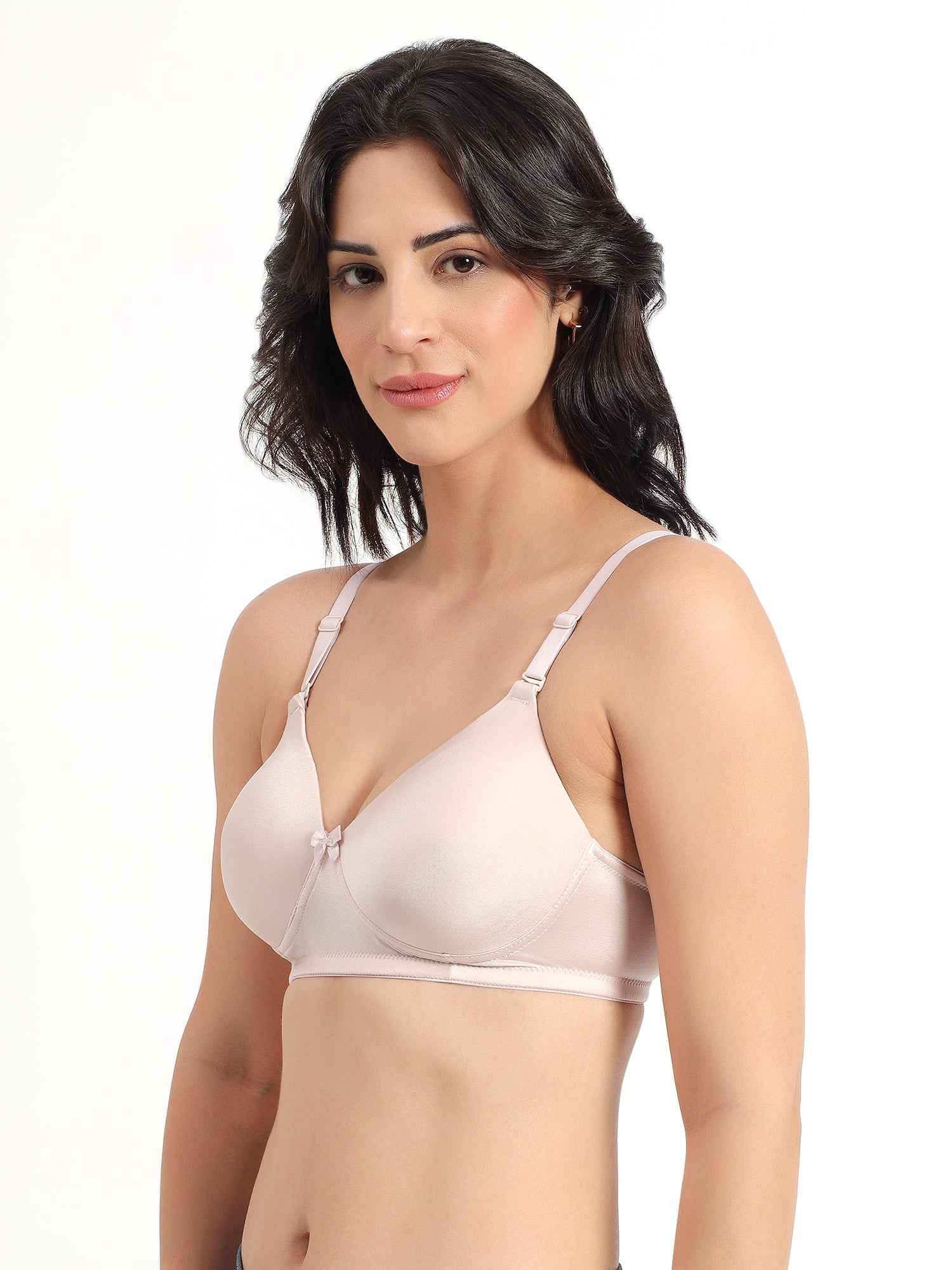 Women Plus Size Padded Comfortable High Support Big-Cup Bra