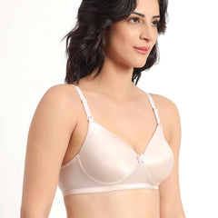 Women Magenta Plus Size Padded Comfortable High Support Big-Cup Bra