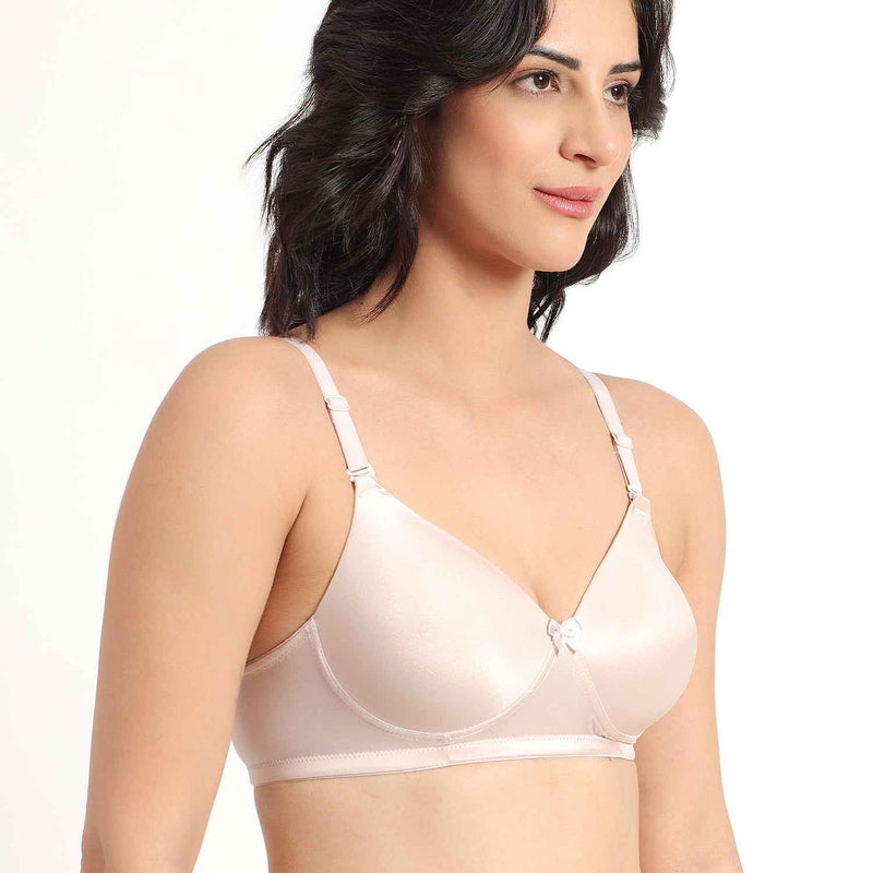Women Magenta Plus Size Padded Comfortable High Support Big-Cup Bra
