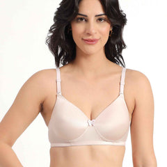 Women Magenta Plus Size Padded Comfortable High Support Big-Cup Bra