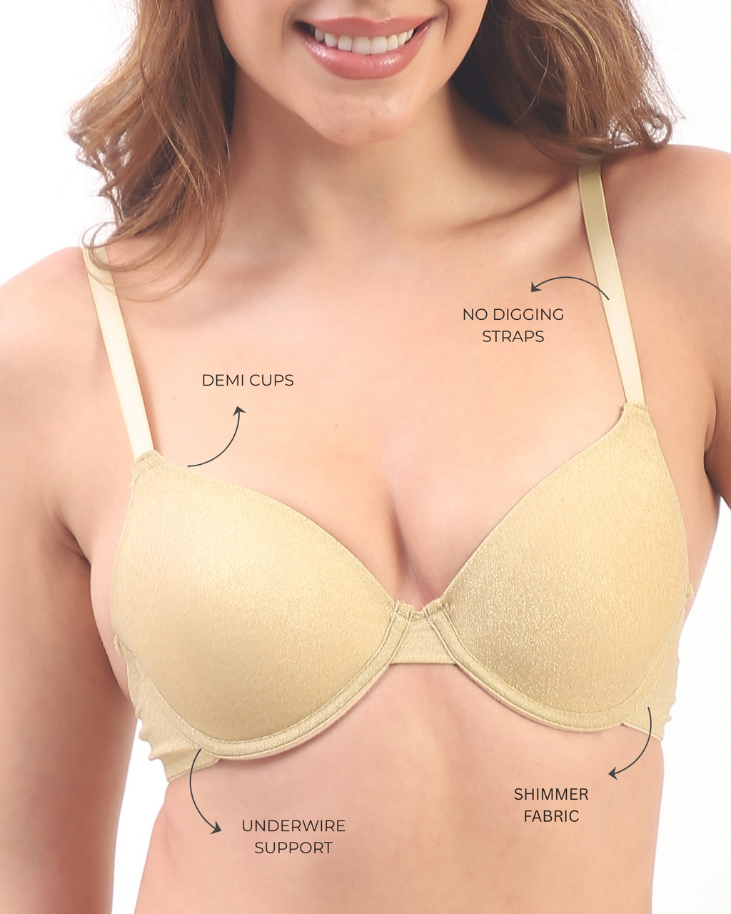 Golden Hour Festive Seamless Wired Bra