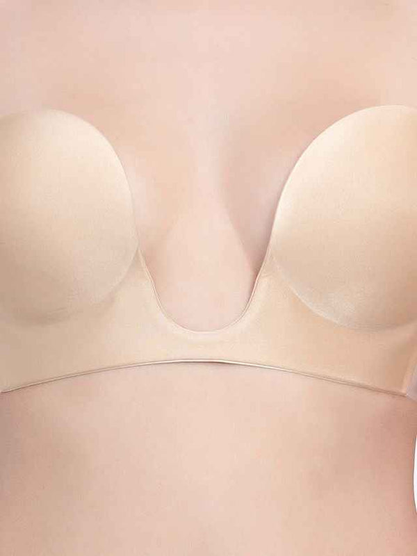 Medium Coverage Lightly Padded Strapless Push-Up Bra- All Day Comfort