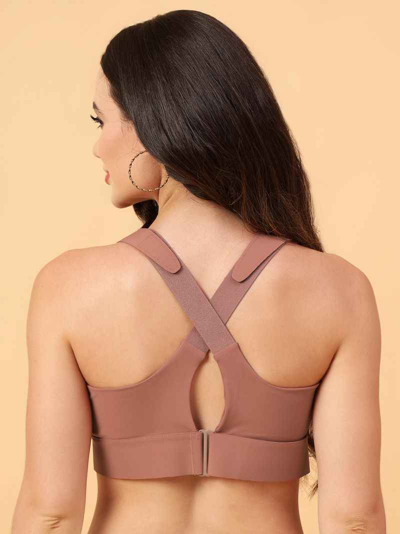 Women Full Coverage Workout Sports Bra With All Day Comfort