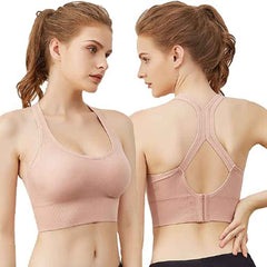 Full Coverage Removable Padding Workout Bra With All Day Comfort