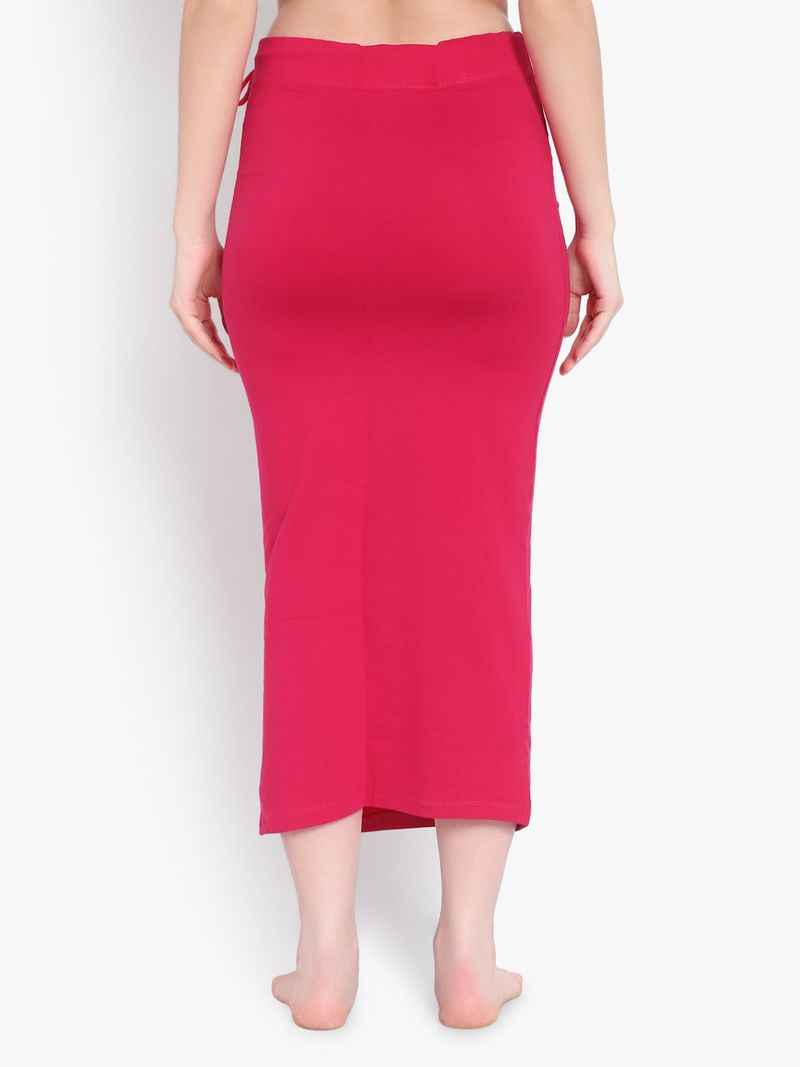 Women Solid Mermaid Fit High-Rise Knitted Seamless Saree Shapewear