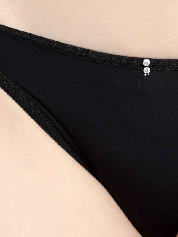Women Black Solid Perfect Front Closure Lingerie