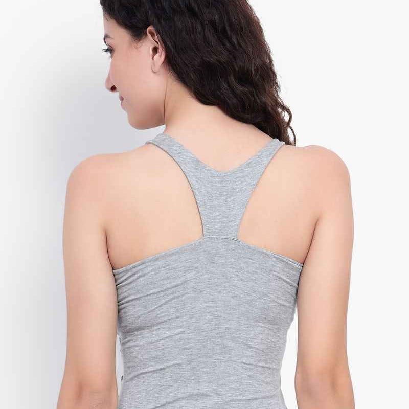Shoulder Straps Gathered or Pleated Fitted Crop Top