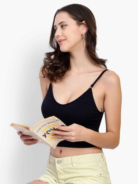 Full Coverage Lightly Padded Bralette Bra With All Day Comfort