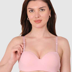 Medium Coverage Underwired Lightly Padded Push-Up Bra With All Day Comfort