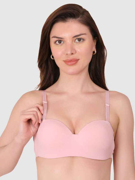 Medium Coverage Underwired Lightly Padded Push-Up Bra With All Day Comfort
