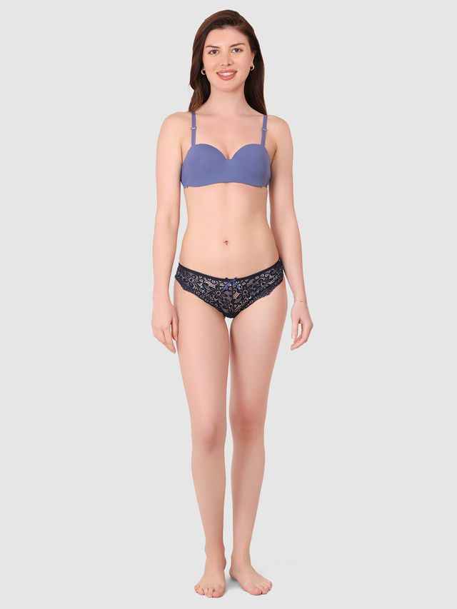 Medium Coverage Underwired Lightly Padded Push-Up Bra With All Day Comfort