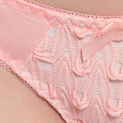 Lace-Designed Heavily-Padded Lingerie Set