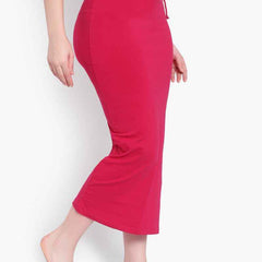Women Solid Mermaid Fit High-Rise Knitted Seamless Saree Shapewear