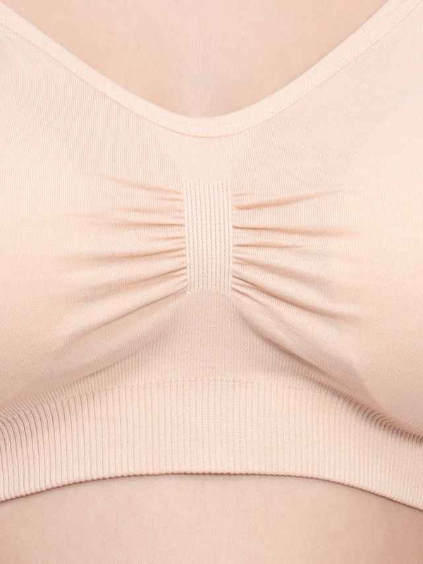 Full Coverage Removable Padding Non-Wired Maternity Bra - All Day Comfort