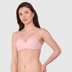 Medium Coverage Underwired Lightly Padded Push-Up Bra With All Day Comfort