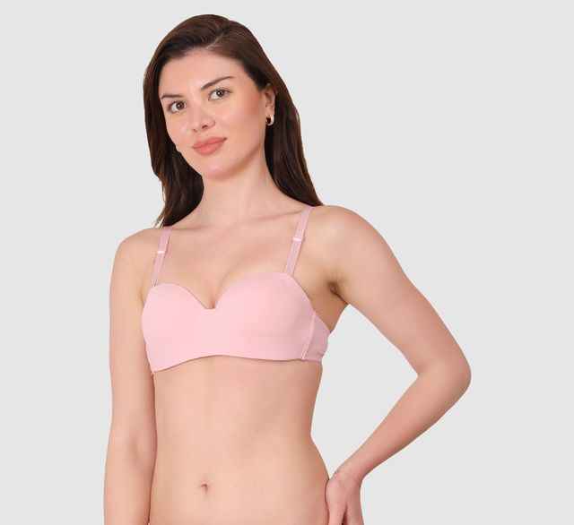 Medium Coverage Underwired Lightly Padded Push-Up Bra With All Day Comfort