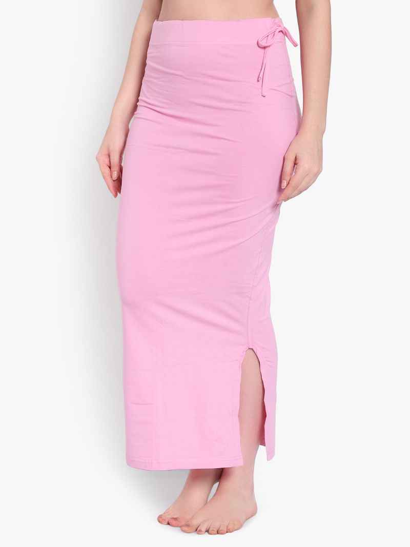 Women Solid Mermaid Fit High-Rise Knitted Seamless Saree Shapewear