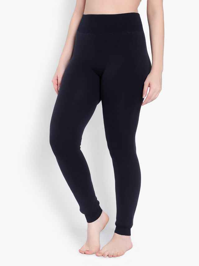 Women Warm Fur Woollen Thermal Bottoms
