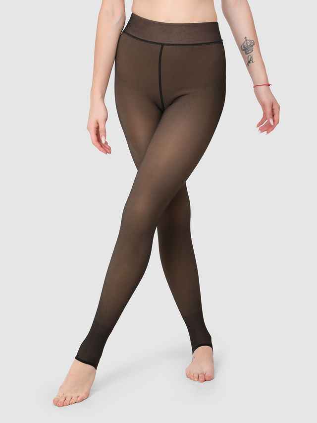 Warm Fur Woollen Thermal Leggings Bottom