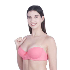 Medium Coverage Underwired Heavily Padded Bra 's All Day Comfort
