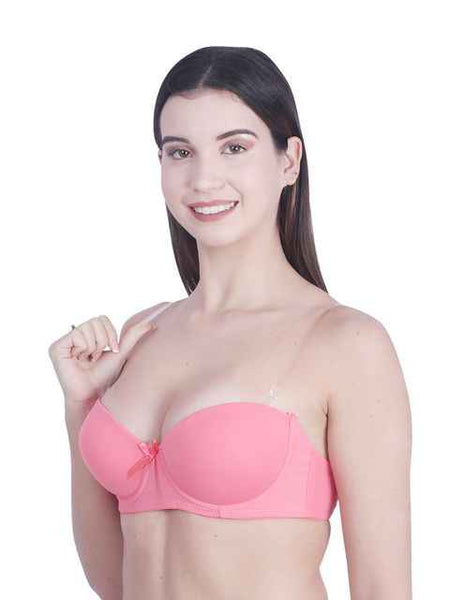 Medium Coverage Underwired Heavily Padded Bra 's All Day Comfort