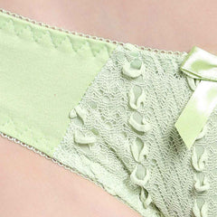 Lace-Designed Heavily-Padded Lingerie Set