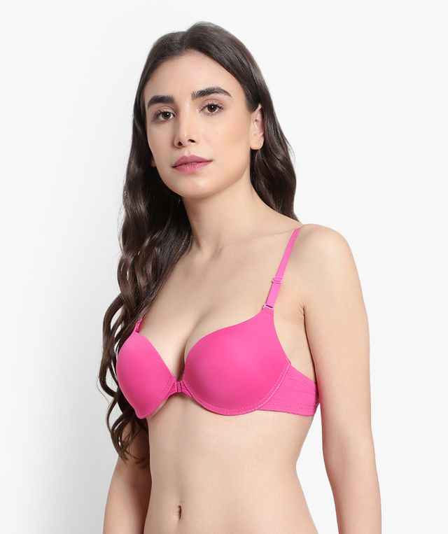 Medium Coverage Underwired Lightly Padded Plunge All Day Comfort Bra