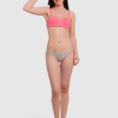 Medium Coverage Underwired Lightly Padded Push-Up Bra With All Day Comfort