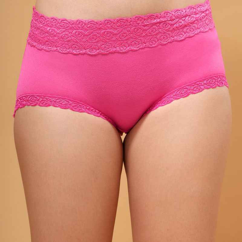 Women Anti-Odour Lace Hipster Briefs