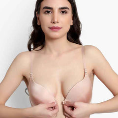 Medium Coverage Underwired Lightly Padded Plunge All Day Comfort Bra