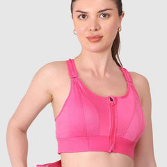 Women Full Coverage Workout Sports Bra With All Day Comfort