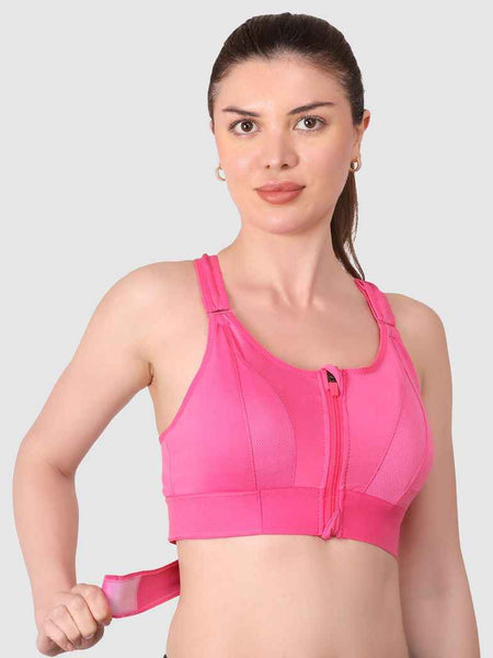 Women Full Coverage Workout Sports Bra With All Day Comfort