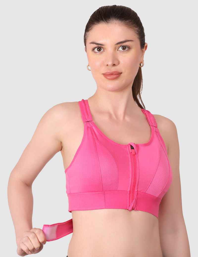 Women Full Coverage Workout Sports Bra With All Day Comfort
