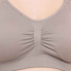 Full Coverage Removable padding Non-Wired Maternity Bra- All Day Comfort